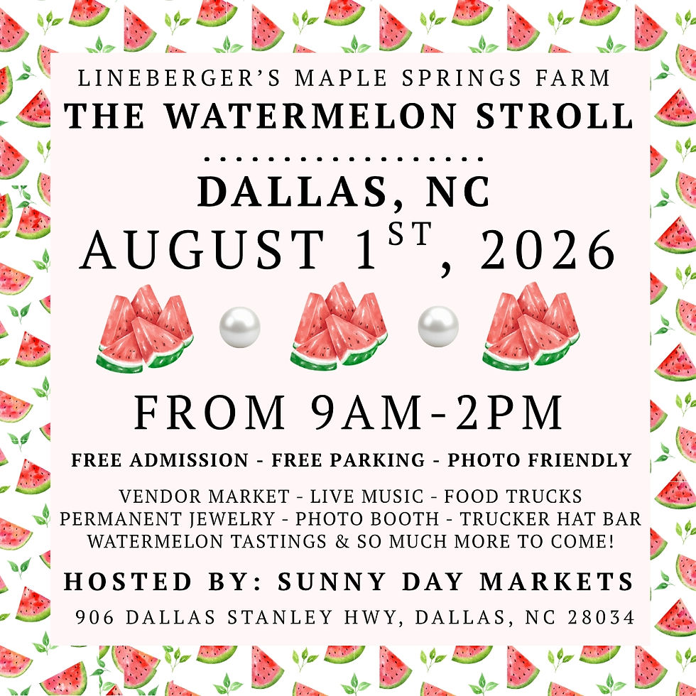 The Watermelon Stroll - Lineberger's Farm