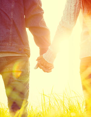 Holding Hands in the Sunshine