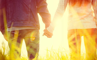 Holding Hands in the Sunshine