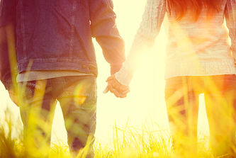 Holding Hands in the Sunshine