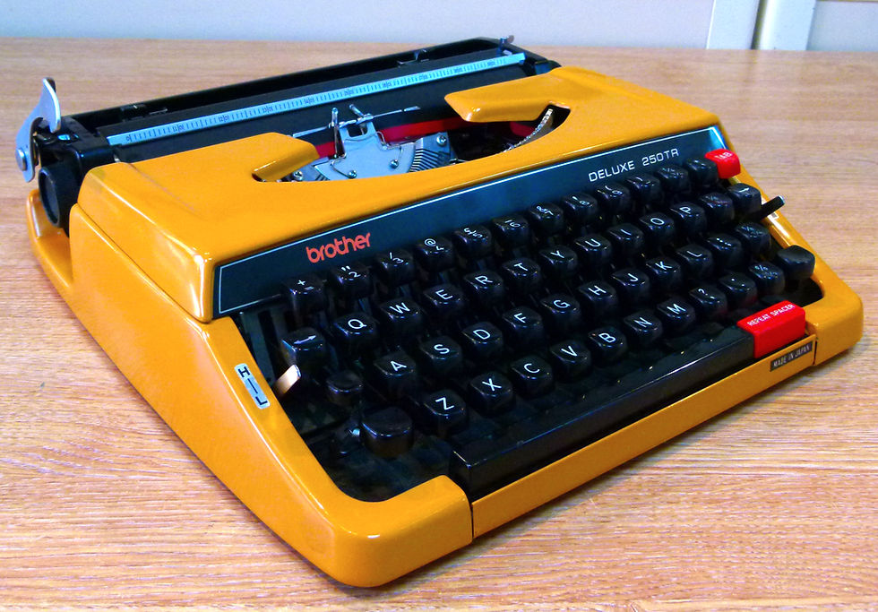 Thumbnail: Brother Deluxe 250TR Portable (1983)