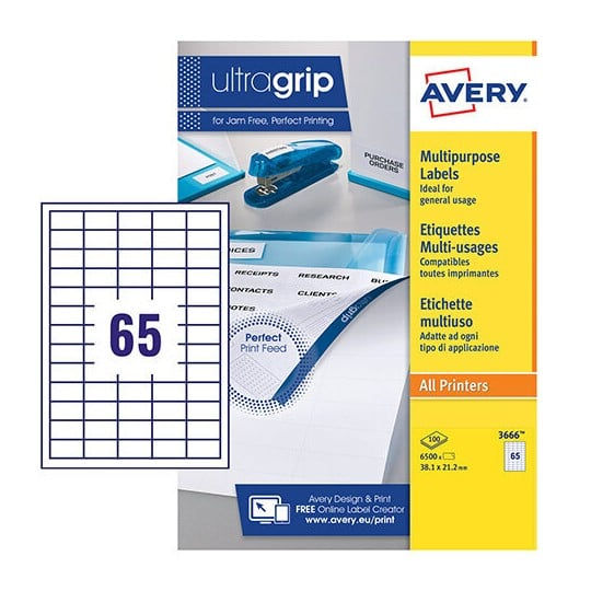 Thumbnail: Multi-purpose Adhesive labels (100 sheets per pack)