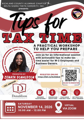 Tips for Tax Time