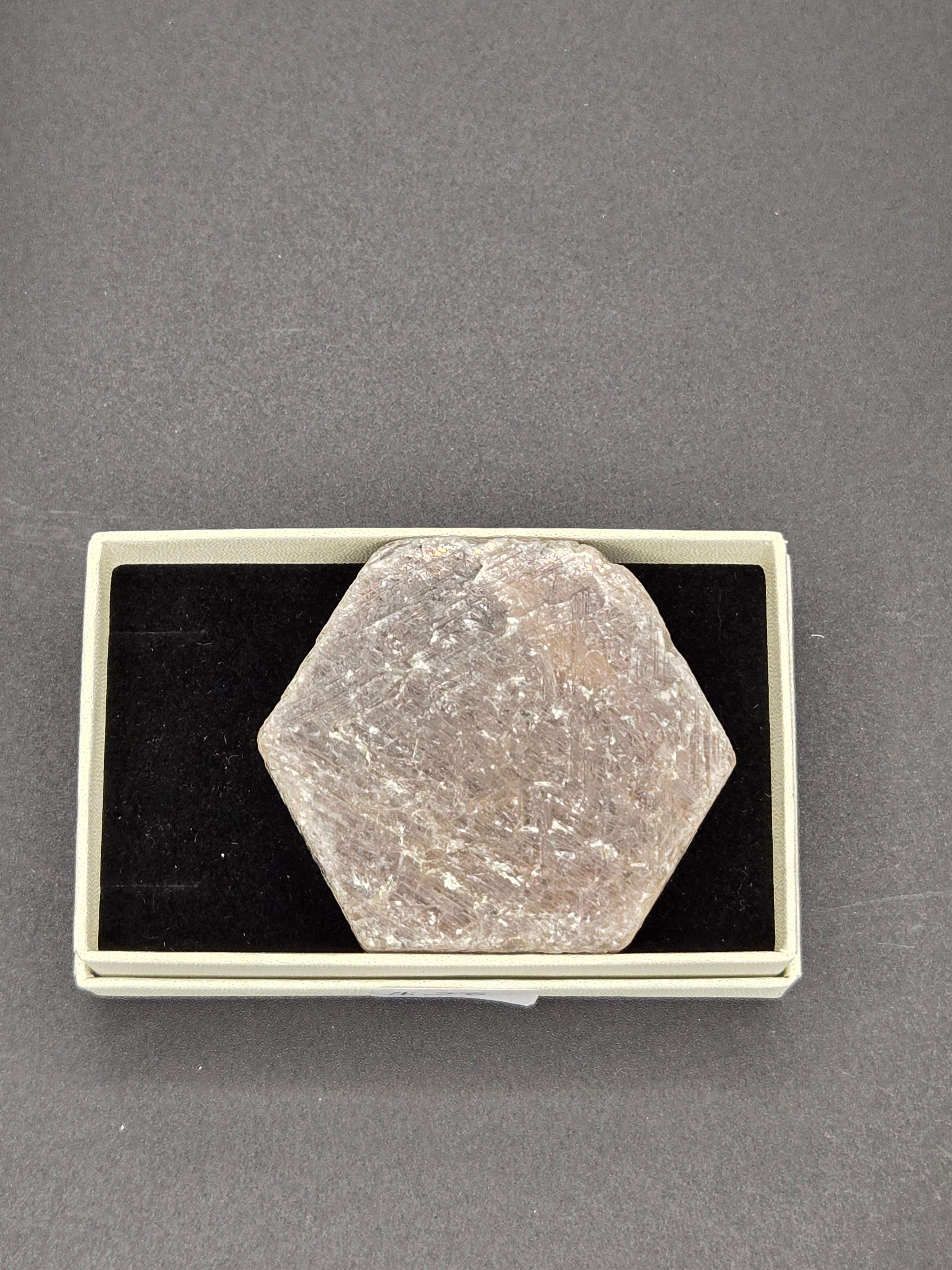 Yellow Sapphire Crystal Hexagonal Plate