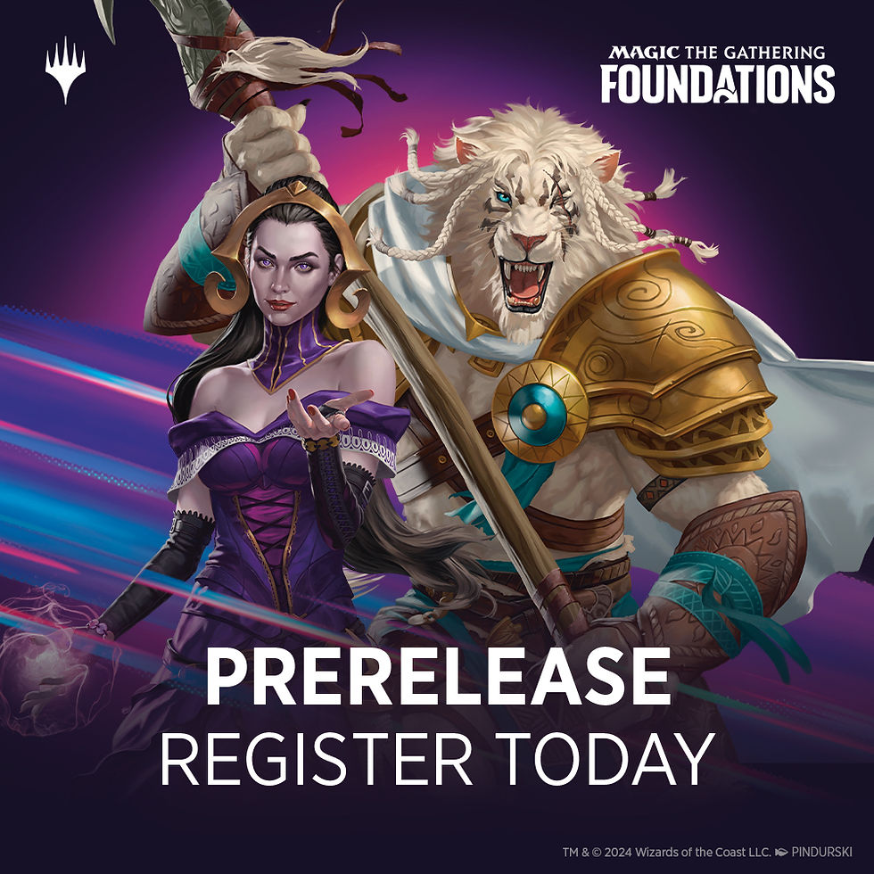 Magic: The Gathering Foundations Prerelease Anmeldung