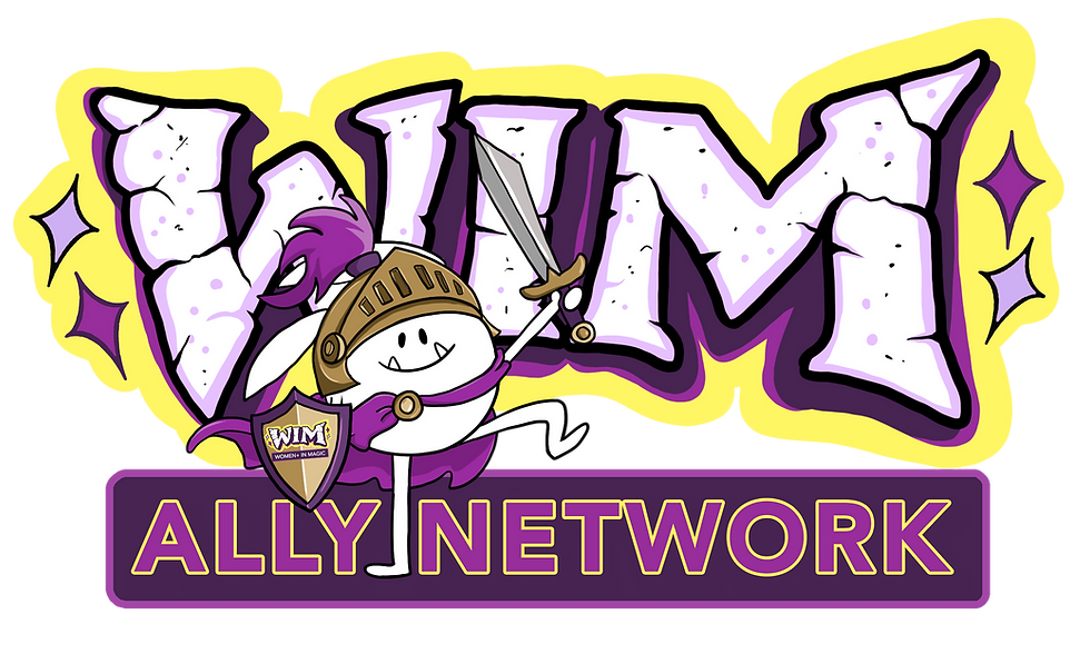 WUM Ally Network Logo mit Ritter-Maskottchen