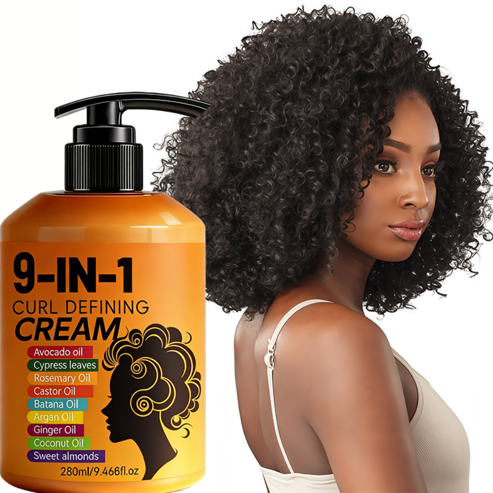 280ml Curly hair Styling cream, moisturizing and smoothing formula, enhances the