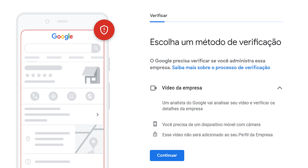 recuperar o perfil no google meu negócio