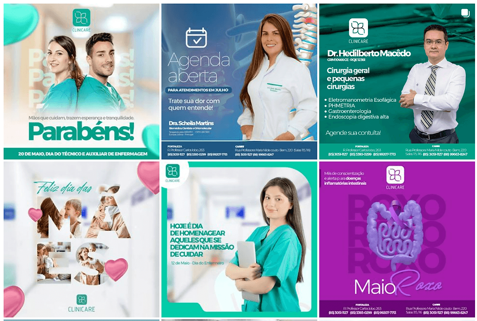 marketing para clínicas -redes sociais