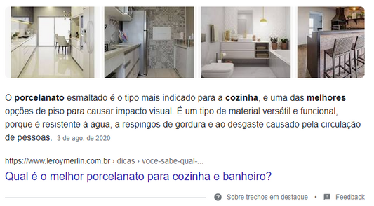 featured snippet