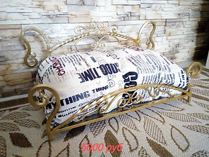 лежанка для собак|кованая кроватка для кошек