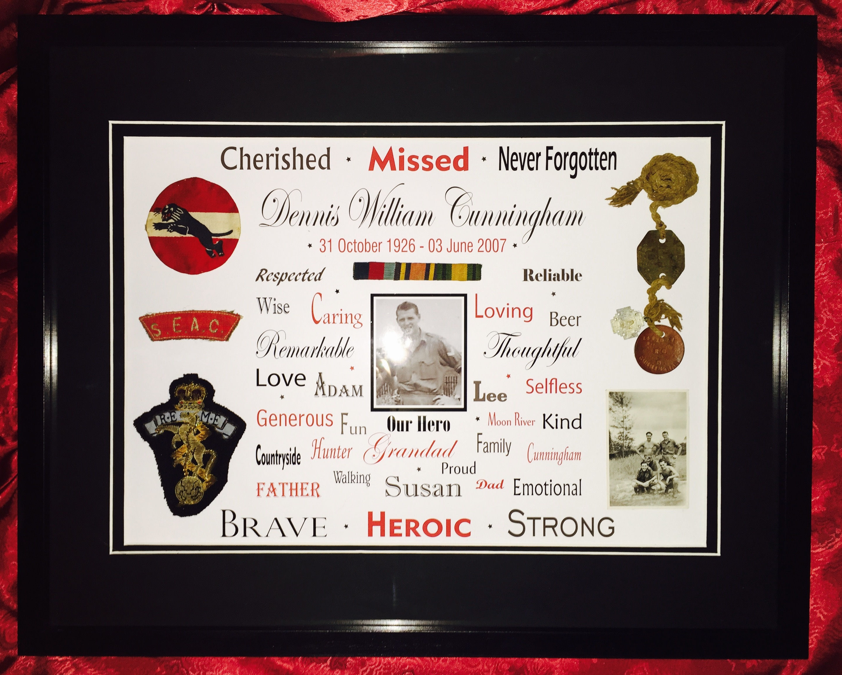20" x 16" BLACK Box Frame - Modern Tribute