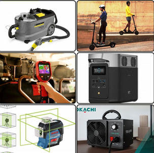 Nuoma, Klaipėdoje. Nuomojame Karcher siurblius giluminiam valymui, elektrinius paspirtukus pramogoms, termovizorius tiksliai diagnostikai, EcoFlow Delta 2 elektros stotis nepertraukiamai energijai ir Motorola T82 Extreme racijas sklandžiam ryšiui ir ozonizatorius blogo kvapo šalinimui