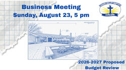 Business Meeting Sunday, August 23, 500 pm (5)