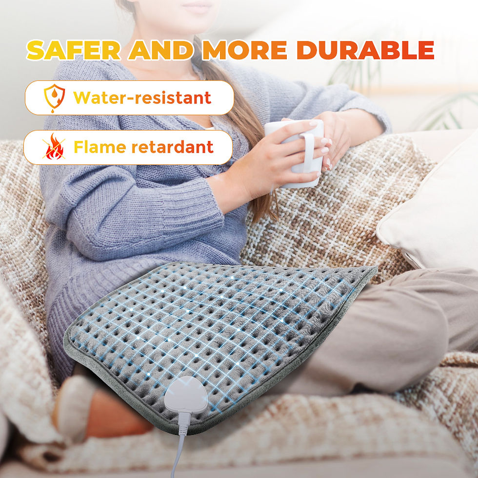 תמונה ממוזערת: Electric Heating Pad Warm Winter Physiotherapy Blanket Shoulder Neck Back Spine 