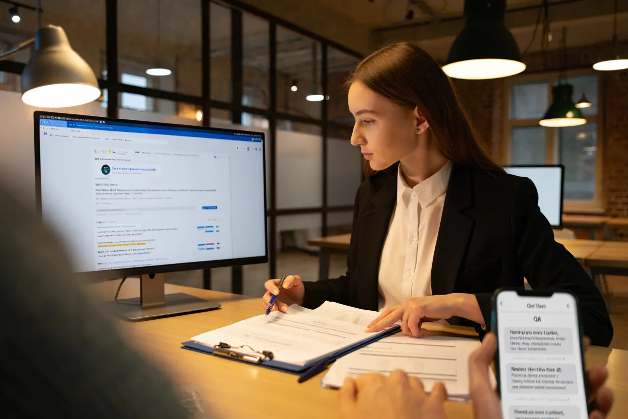 Rendez-vous courtier café simulation