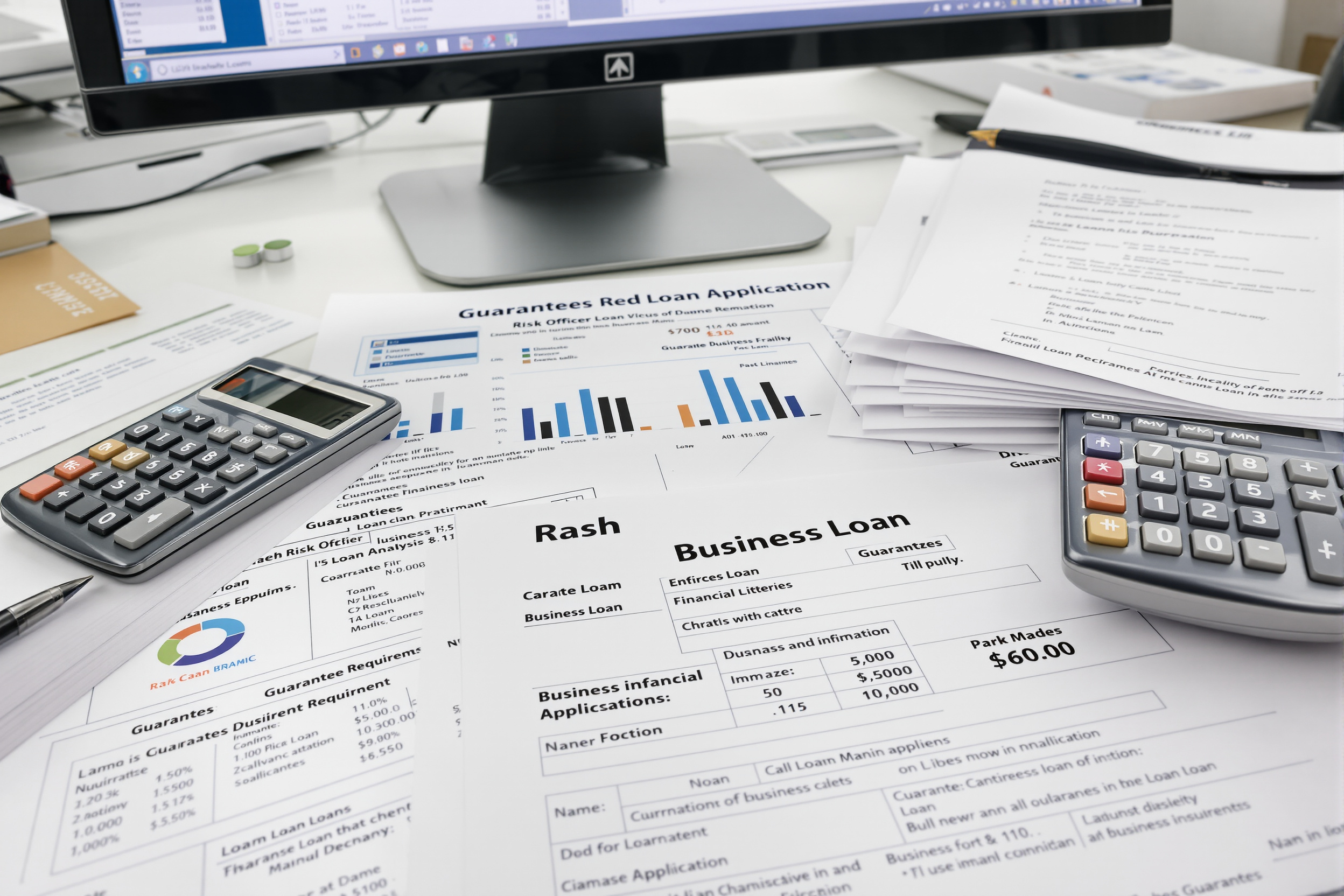 Analyse de dossier de prêt professionnel par un banquier