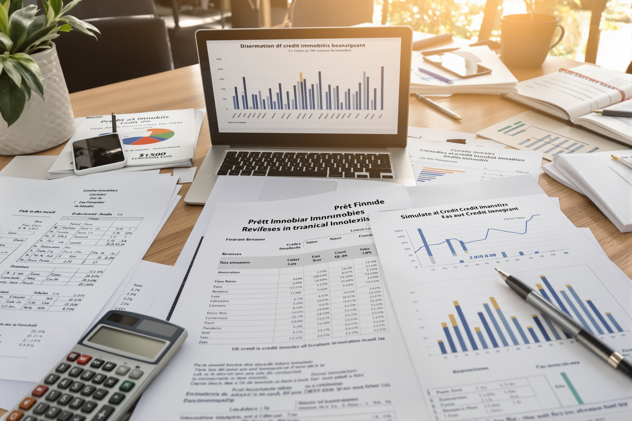 Préparation d'un dossier de crédit immobilier