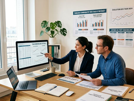 Comparaison des taux immobilier banques : vers votre meilleur crédit