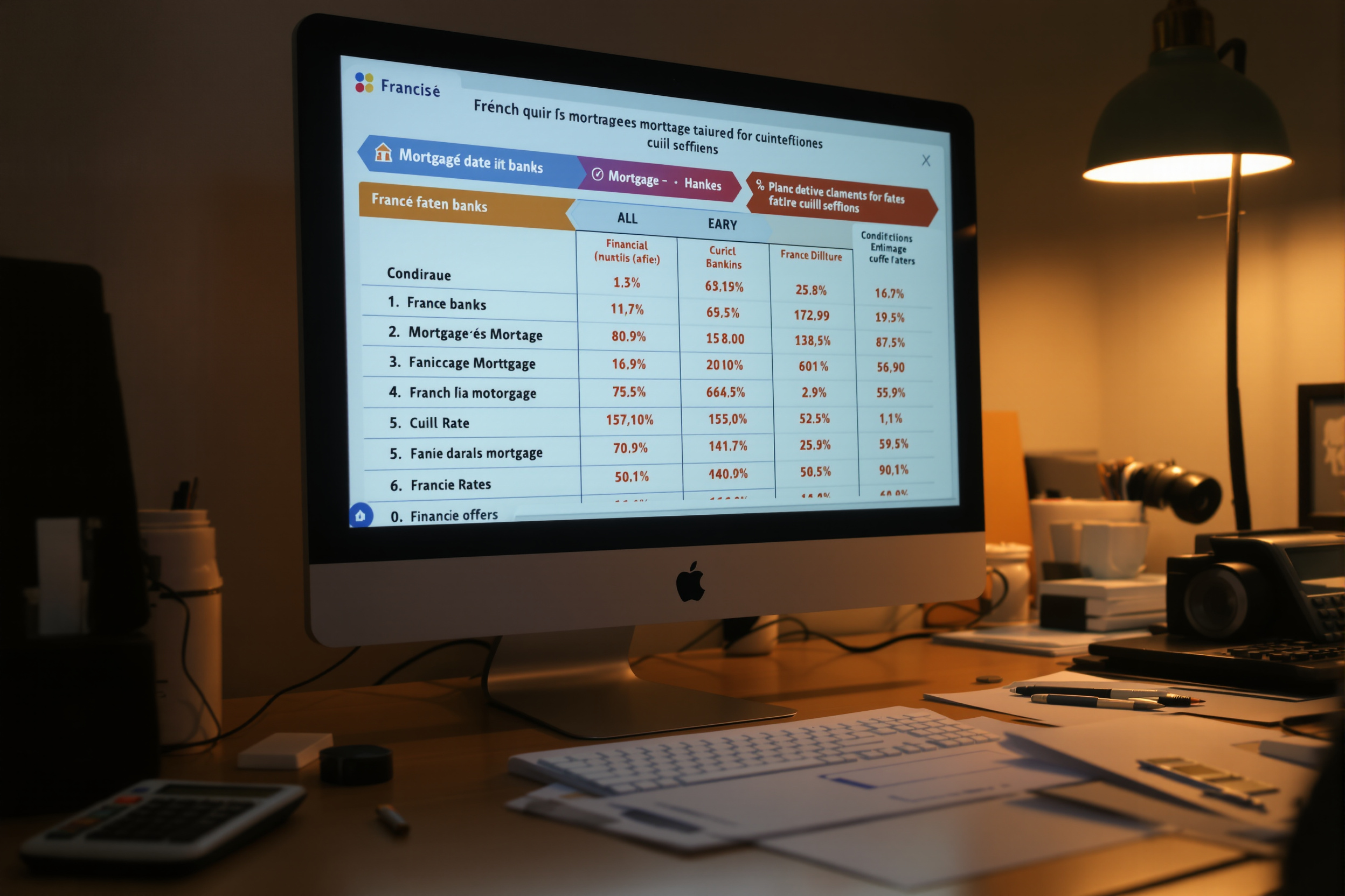 Fonctionnaire consultant un conseiller bancaire pour son prêt immobilier