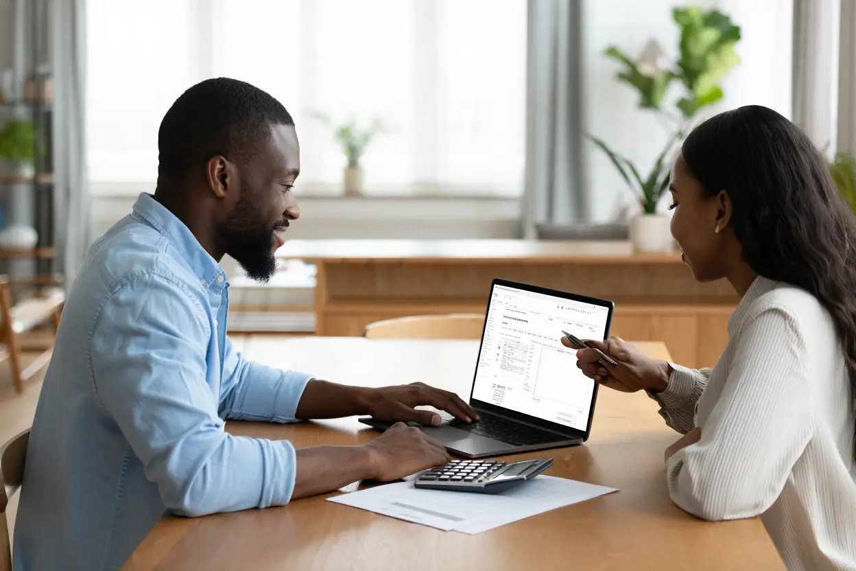 Courtier négociant les conditions de prêt immobilier