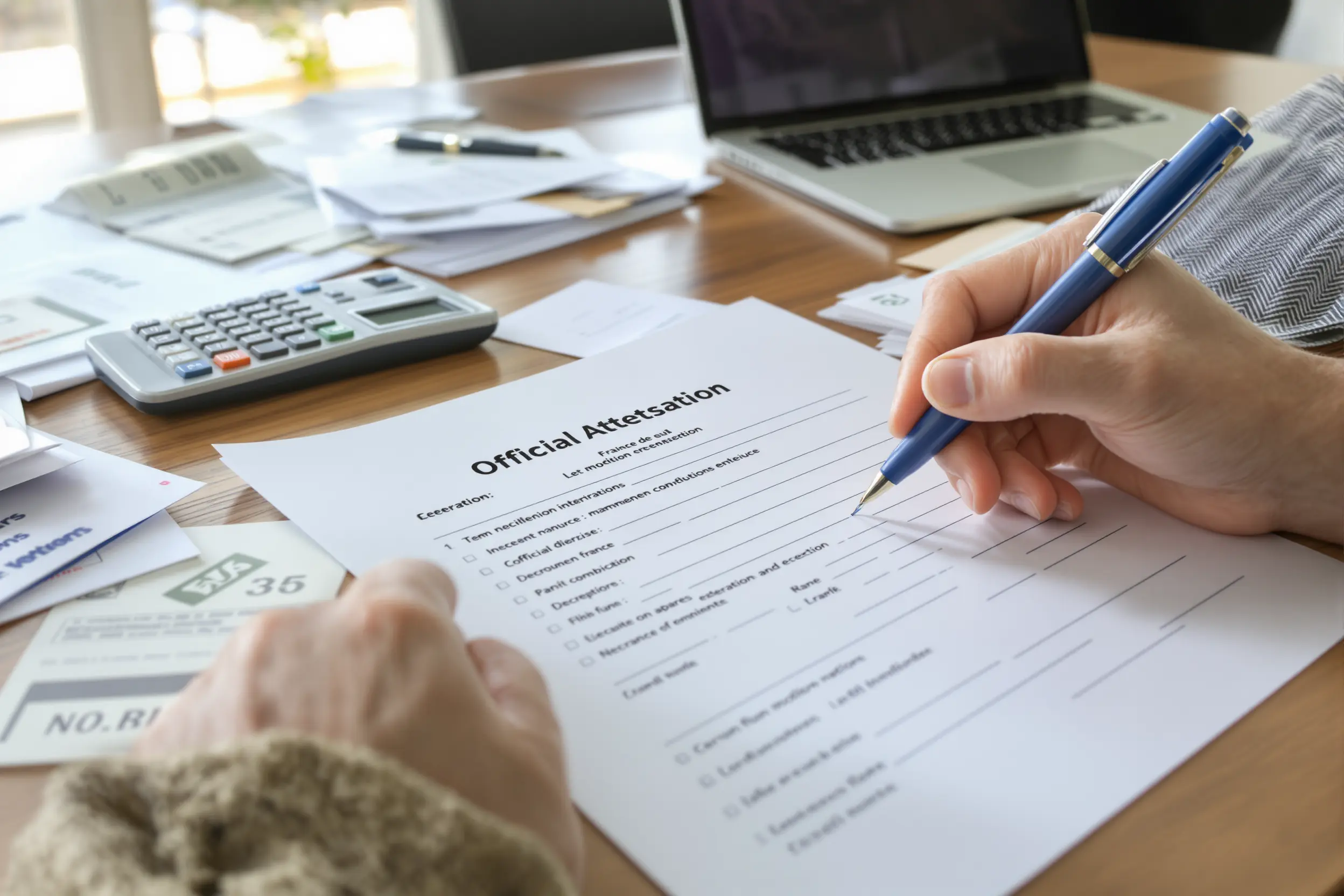 Relevés bancaires pour justifier l'épargne personnelle