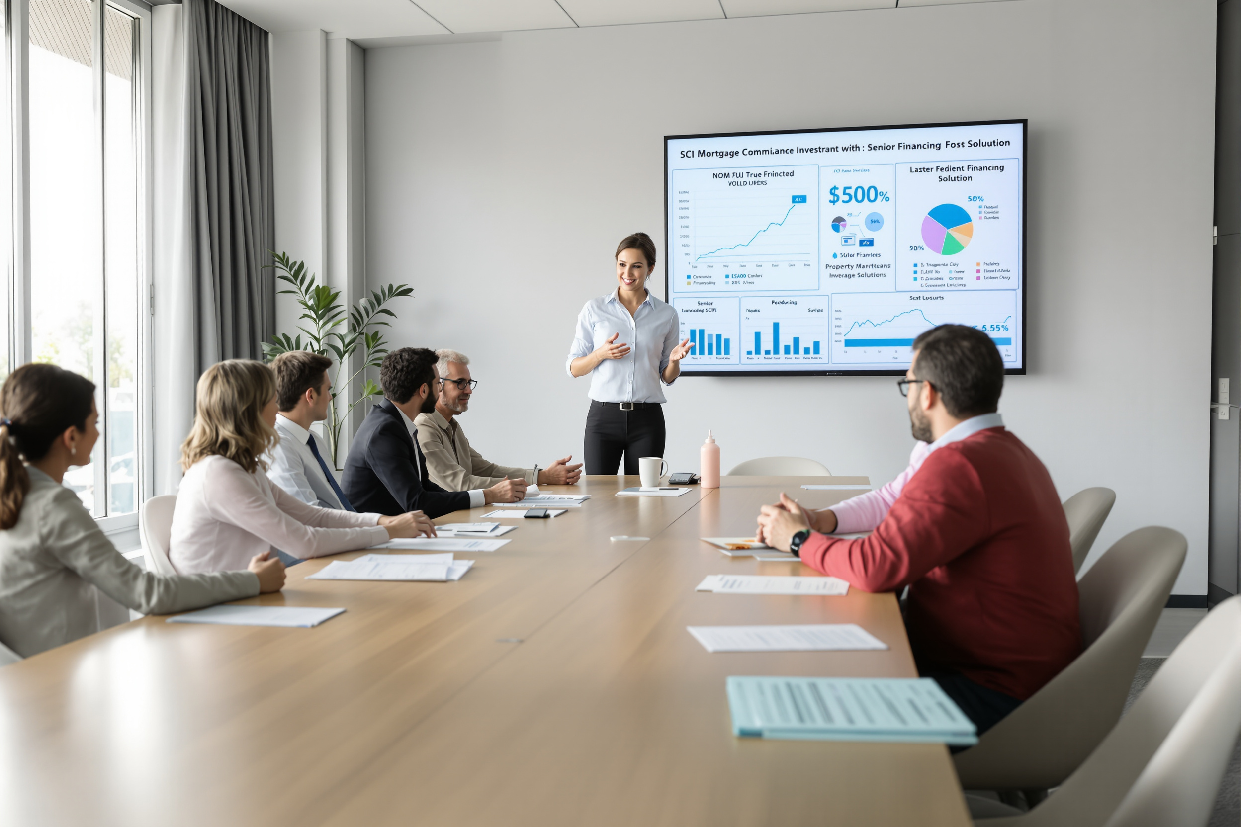 Courtière hypothécaire en consultation avec un client