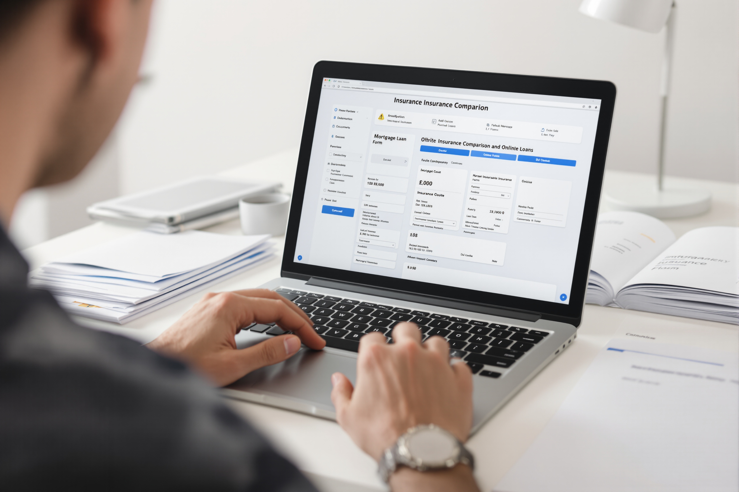 Processus d'obtention de devis d'assurance emprunteur en ligne