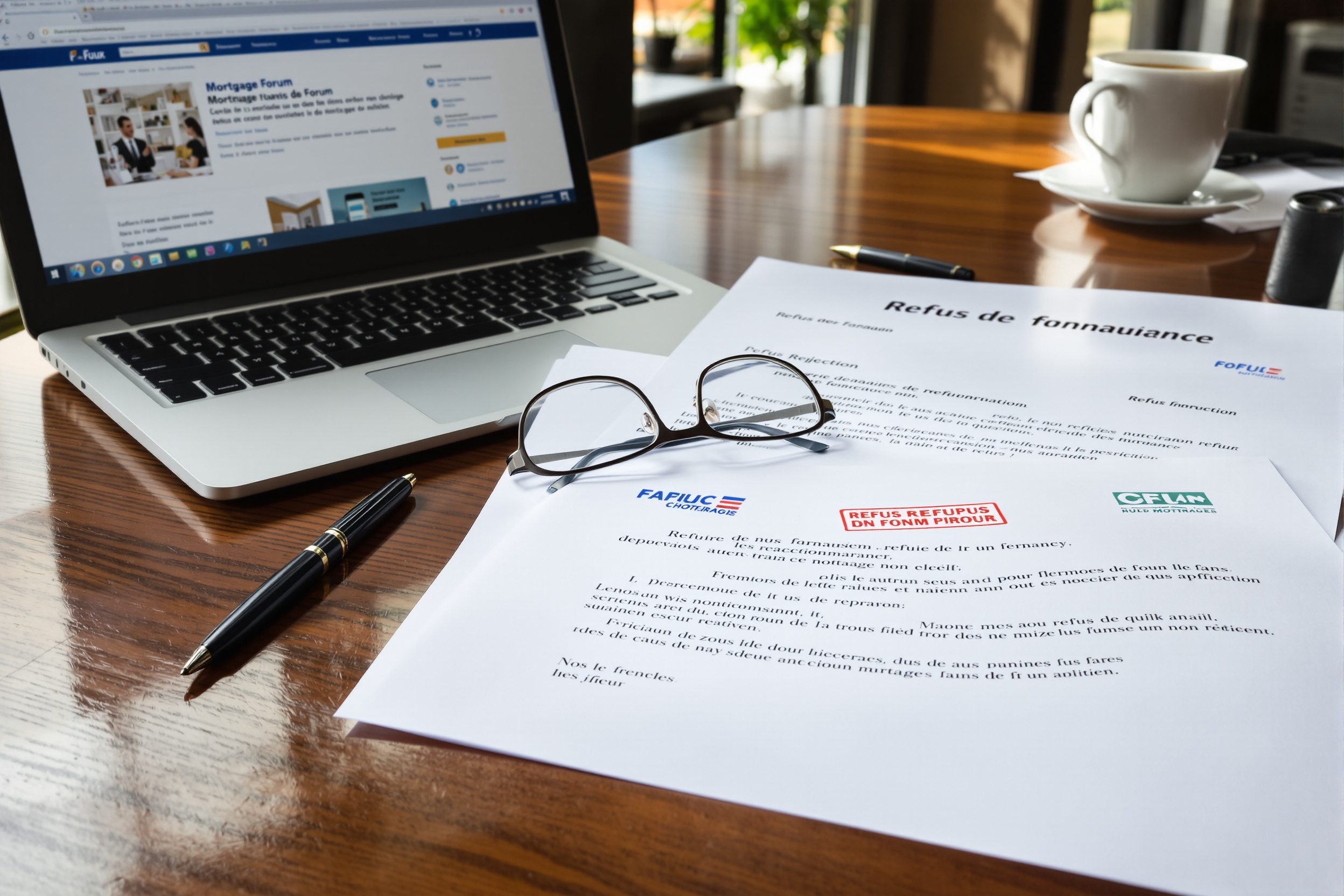 Lettres officielles de refus de prêt immobilier de plusieurs banques