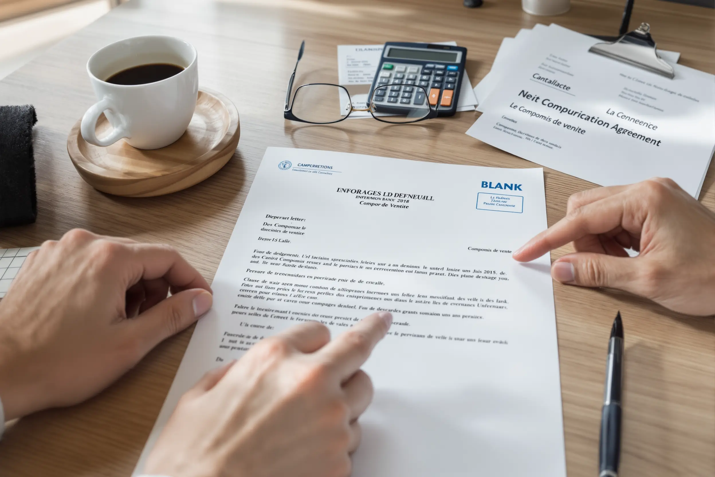 Banquier examinant un dossier de prêt immobilier