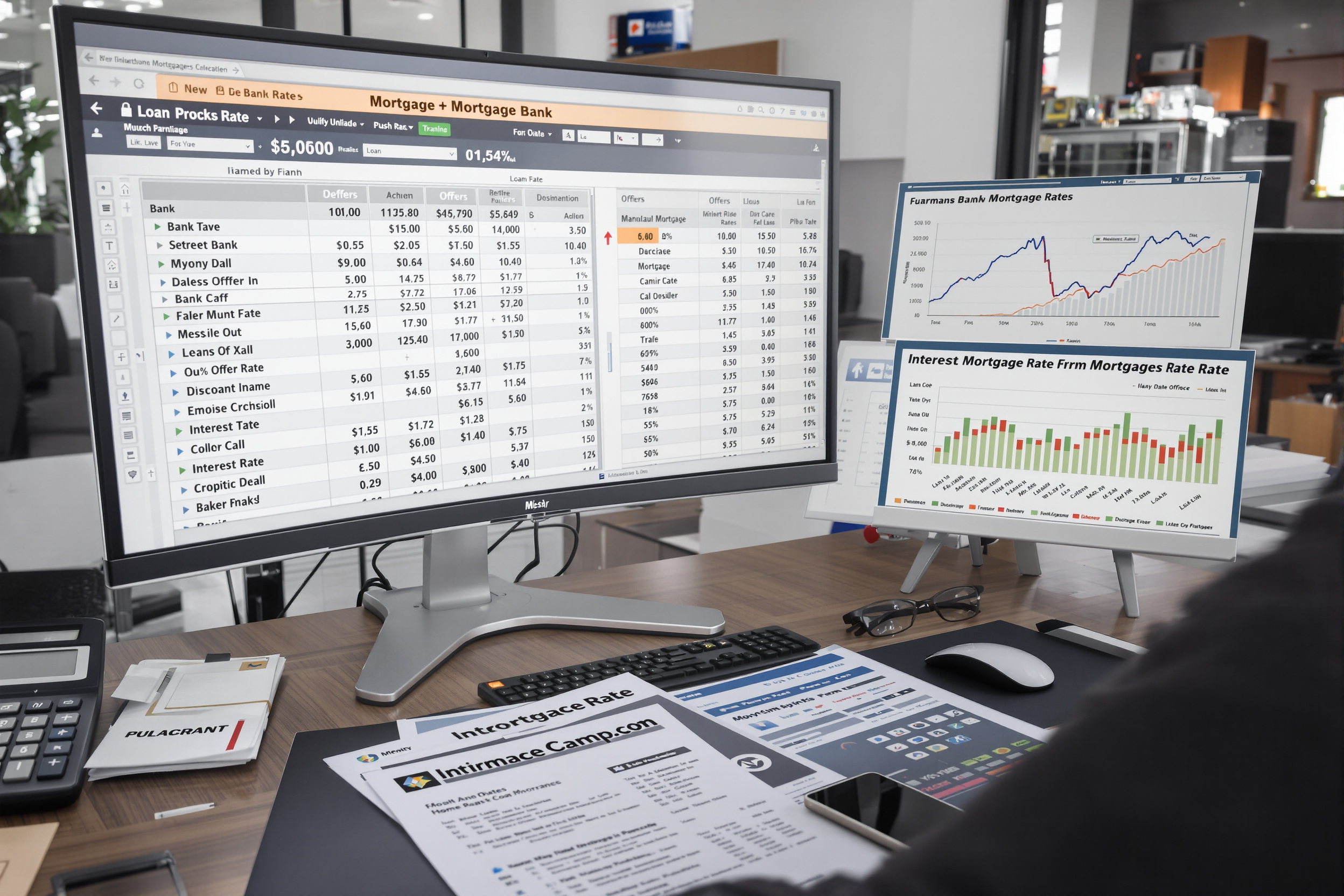 Comparaison des taux et négociation de prêt immobilier