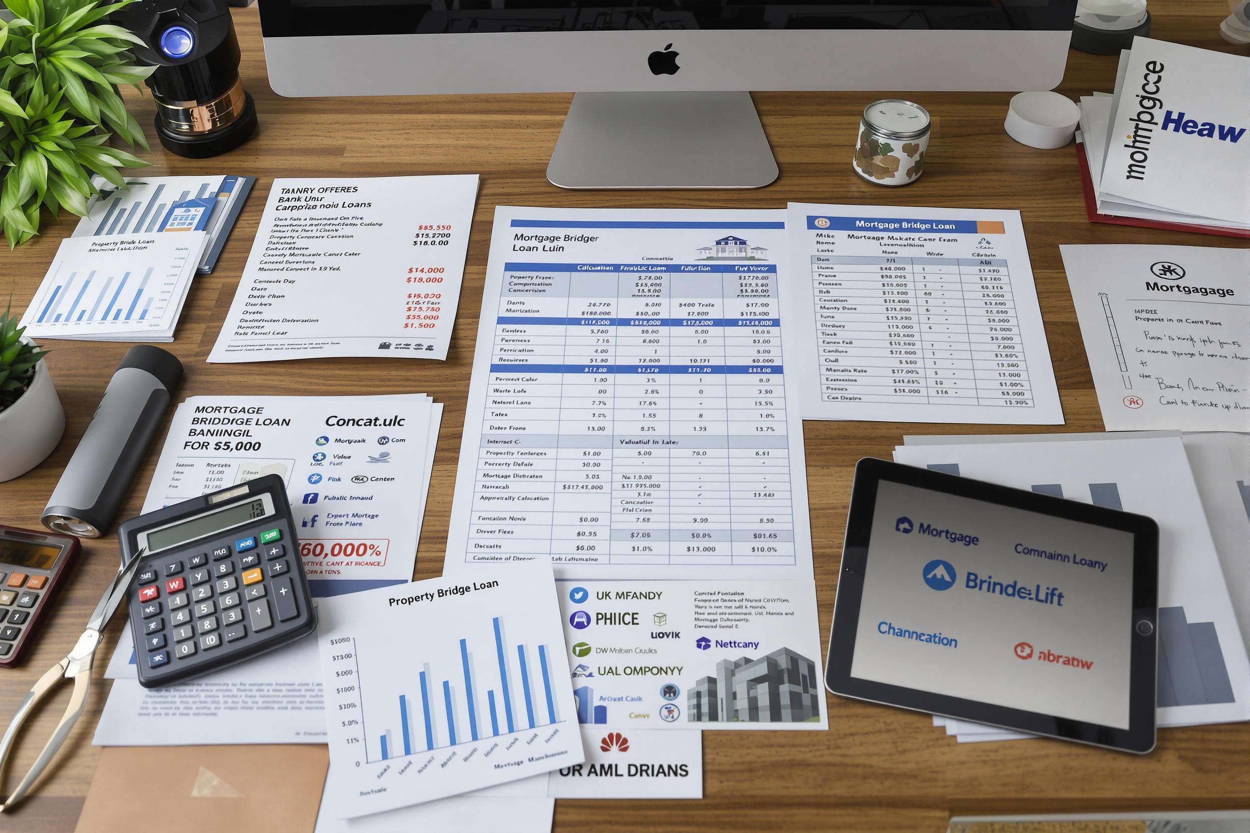 Comparaison d'offres de prêt relais par un courtier