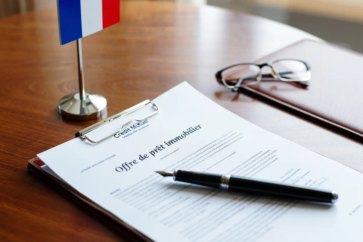 Offre de prêt immobilier prête à être signée