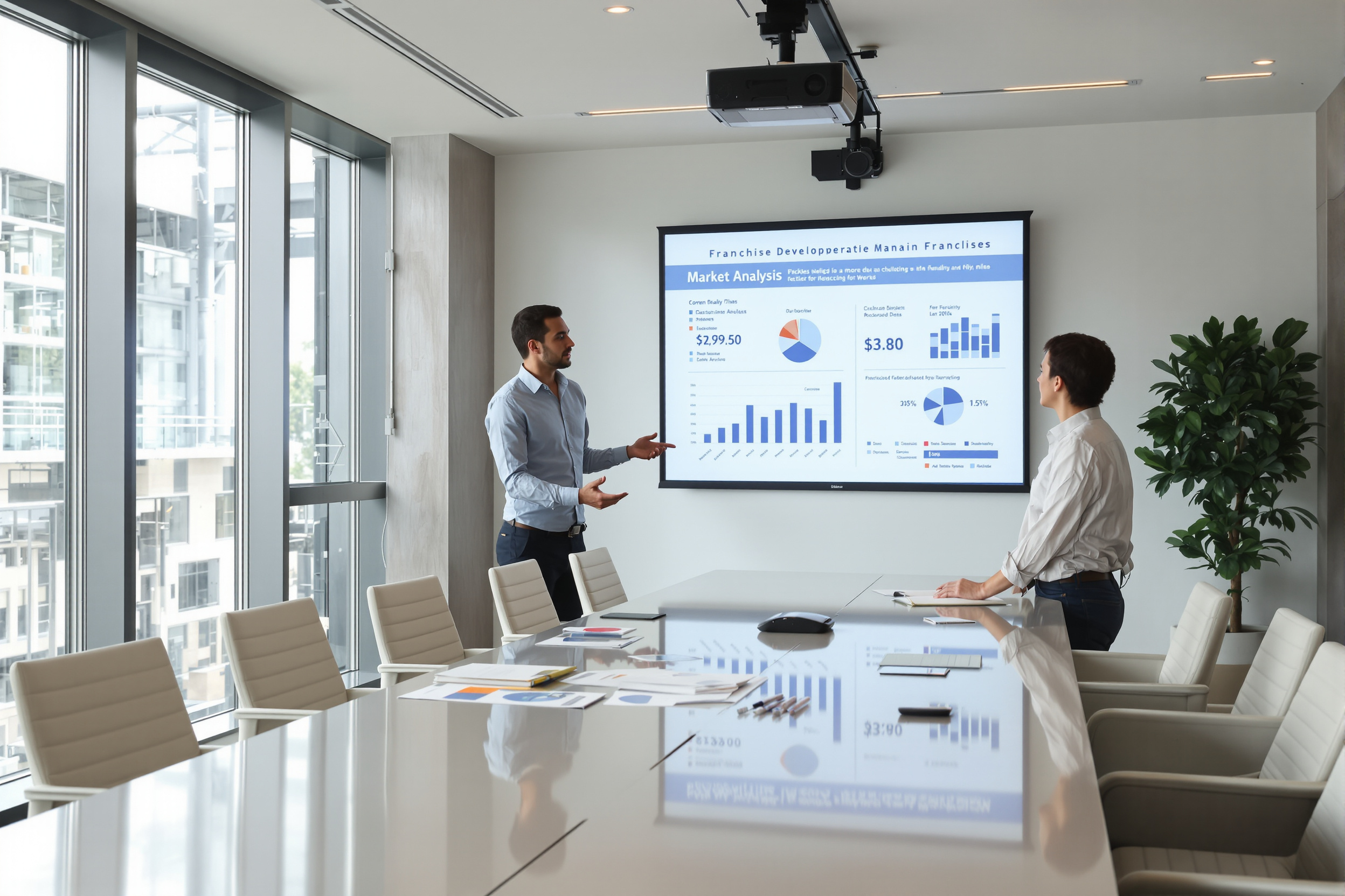 Présentation d'opportunité de franchise en courtage