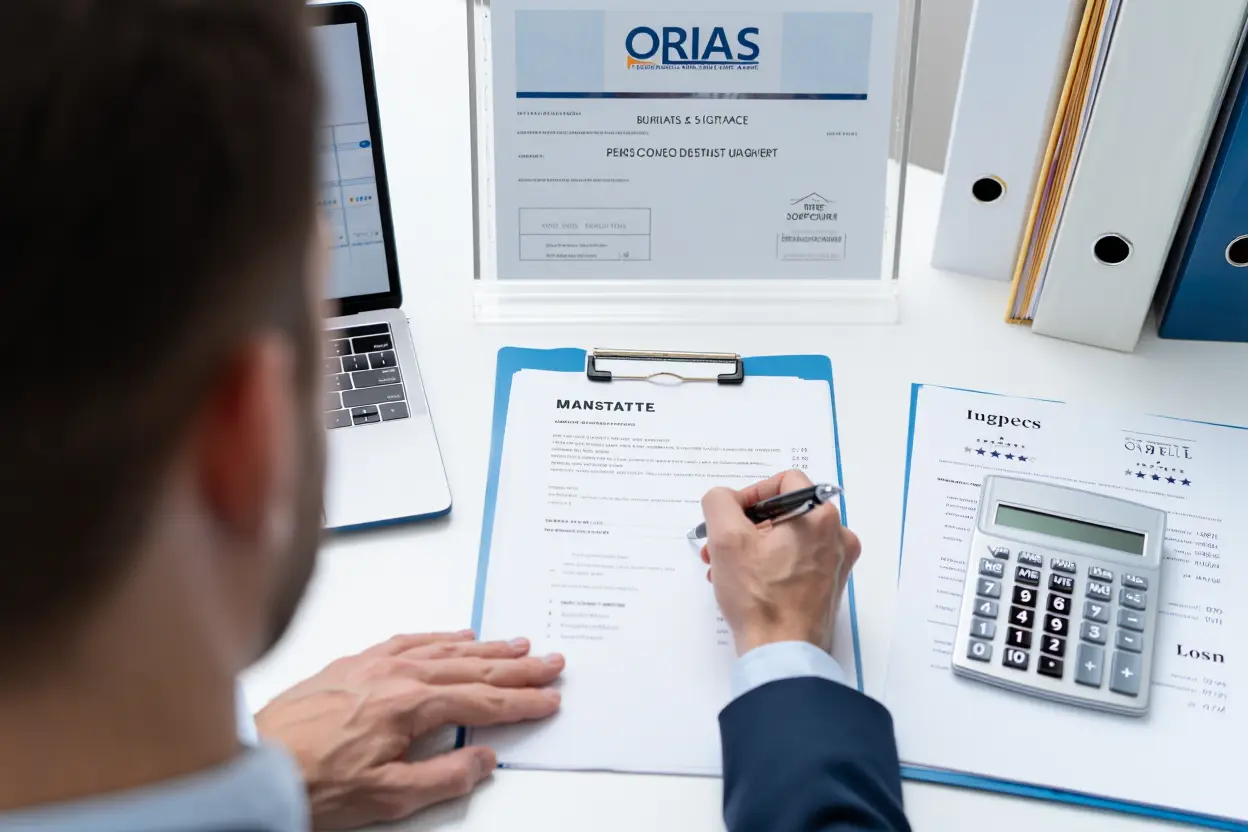 Mandat de courtage et documents de conformité ORIAS