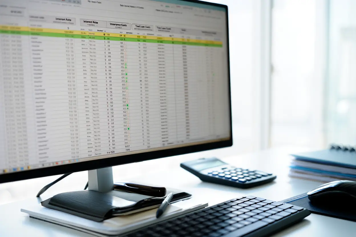 Courtier immobilier en consultation avec des clients