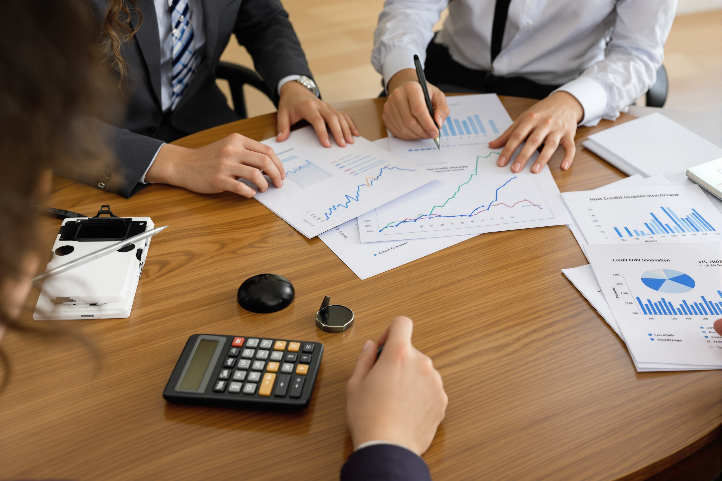 Consultation entre client et courtier immobilier