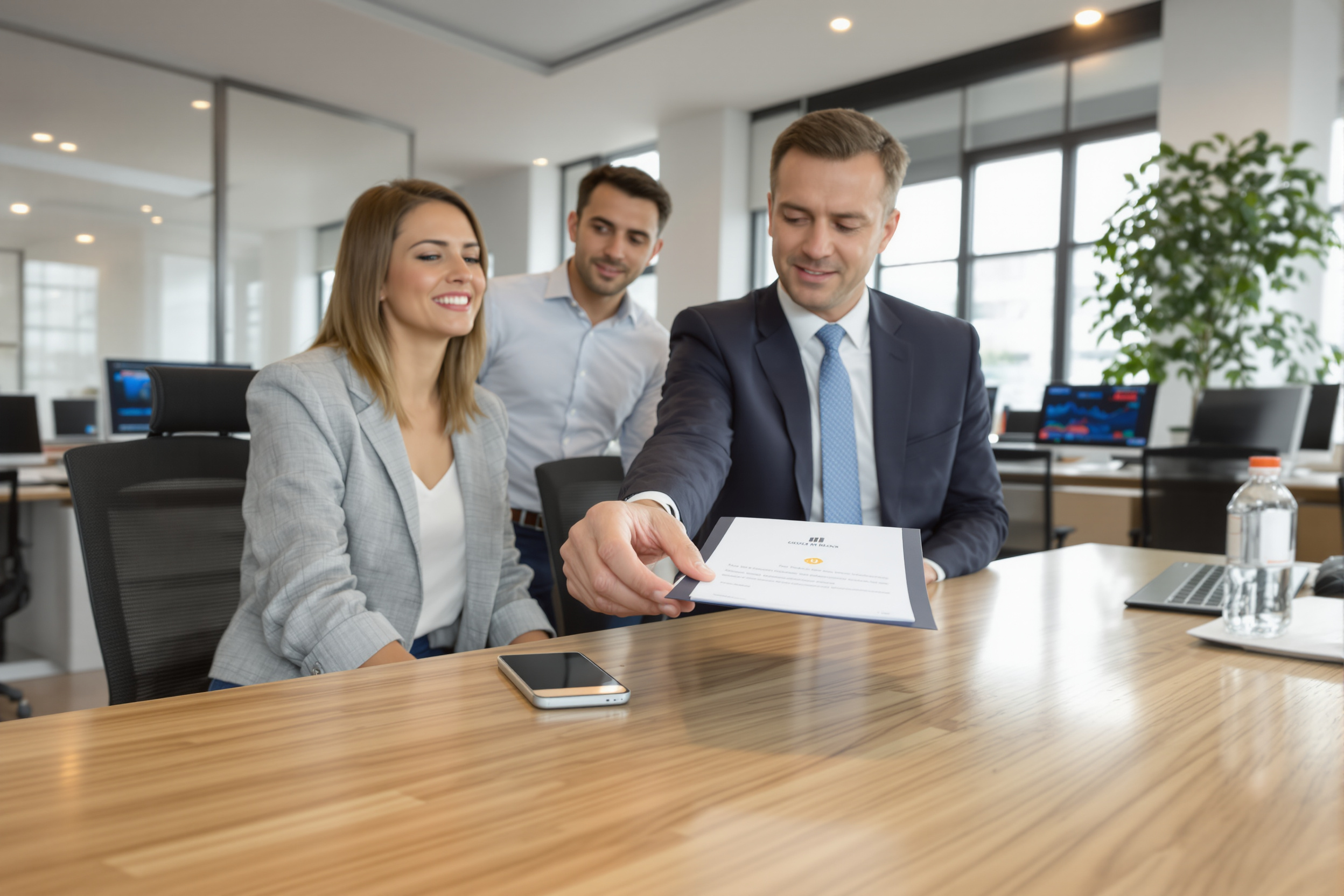 Couple analysant les solutions après un refus de prêt