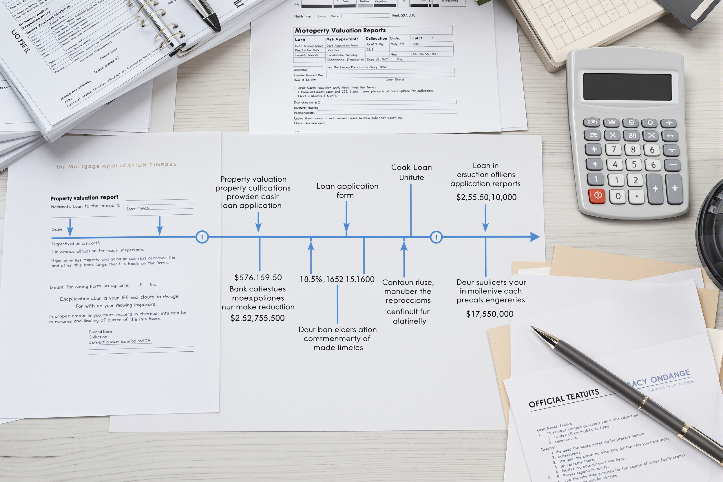 Étapes du processus de financement d'une soulte