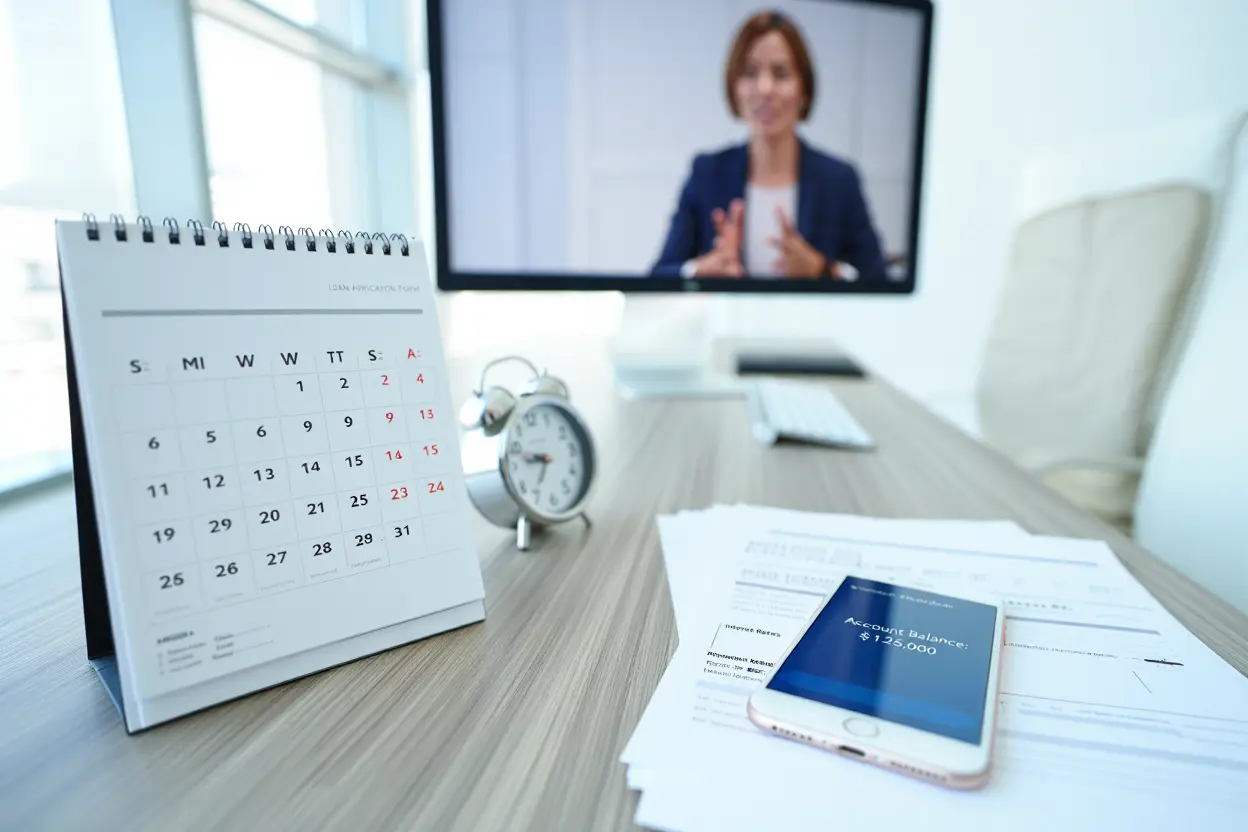 Délais et coordination d'un rendez-vous banque avec courtier