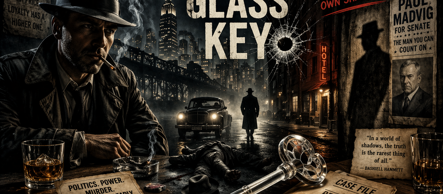 Psycho Bob Reviews The Glass Key by Dashiell Hammet