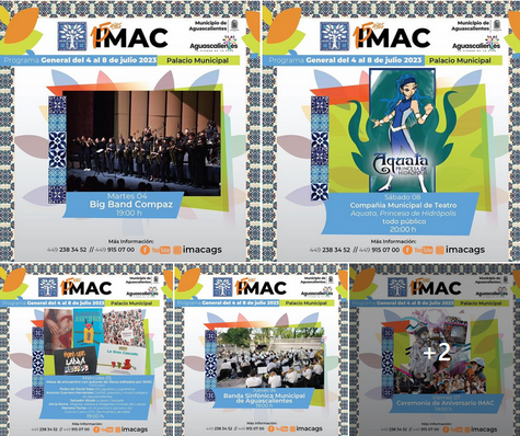 MUNICIPIO DE AGS - PRESENTA MUNICIPIO PROGRAMA DE ACTIVIDADES POR EL 15 ANIVERSARIO DEL IMAC