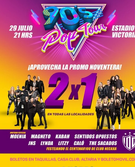 GOBIERNO DE AGS - 😍90´S POP TOUR DE REGRESO EN AGUASCALIENTES