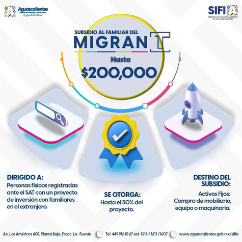 GOBIERNO DE AGS- HASTA 200 MIL PESOS PARA FAMILIARES DE MIGRANTES