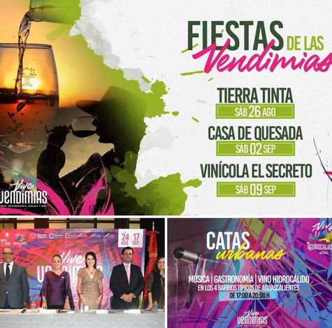 GOBIERNO DE AGS - CON UN PROGRAMA DE TALLA INTERNACIONAL, PRESENTAN EN CDMX "VIVE LAS VENDIMIAS 2023