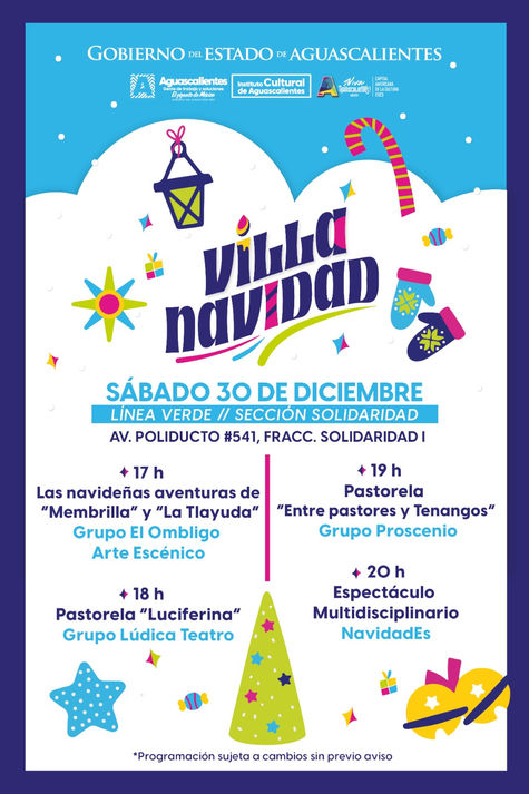 GOBIERNO DE AGS - Programa sábado 30 de diciembre
#VillaNavidad23