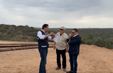 MUNICIPIO DE AGS - SUPERVISANDO LOS TRABAJOS DE PERFORACIÓN DEL POZO P-191, RANCHO EL MALACATE (VIDEO)
