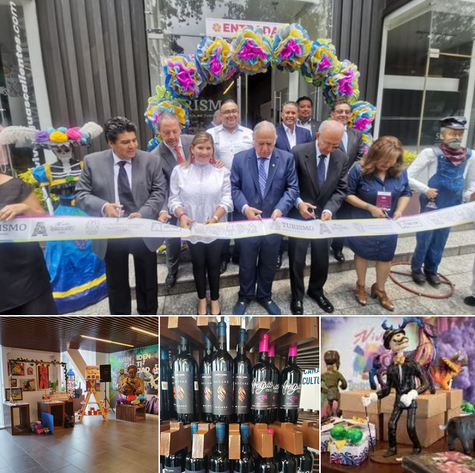 GOBIERNO DE AGS - AGUASCALIENTES, PRESENTE EN PUNTO MÉXICO CON SU RIQUEZA ARTESANAL, GASTRONÓMICA