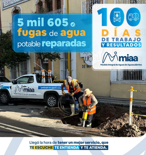 MUNICIPIO DE AGS - 100 días de servicio de MIAA