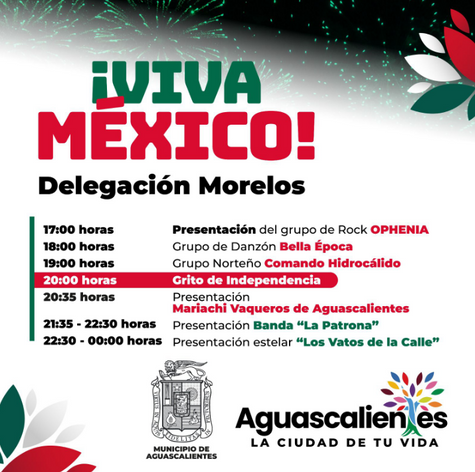 MUNICIPIO DE AGS - VEN Y GRITA CON NOSOTROS ¡VIVA MÉXICO!